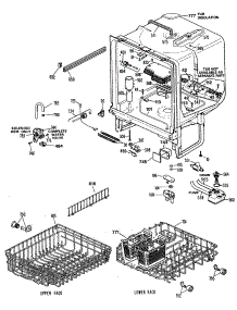 02 - Section2 parts for Ge Dishwasher GSD1350T60 from AppliancePartsPros.com