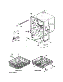 02 - Body Parts parts for Ge Dishwasher GSD2200Z02AD from AppliancePartsPros.com
