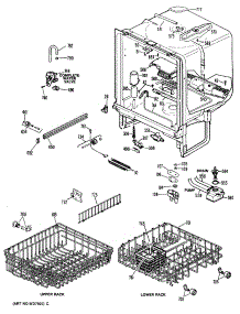 02 - Section2 parts for Ge Dishwasher GSC870M01 from AppliancePartsPros.com