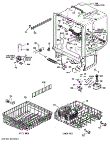 02 - Section2 parts for Ge Dishwasher GSD1350T55 from AppliancePartsPros.com