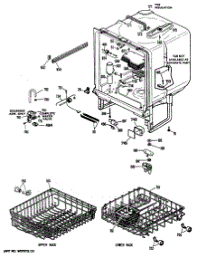02 - Section2 parts for Ge Dishwasher GSD800T-62BA from AppliancePartsPros.com