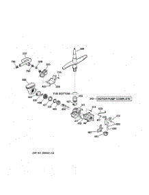 03 - Motor-Pump Mechanism parts for Ge Dishwasher ZBD3500ZZ0WW from AppliancePartsPros.com