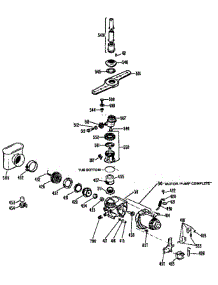 03 - Section3 parts for Ge Dishwasher GSD1200T06 from AppliancePartsPros.com