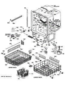 02 - Section2 parts for Ge Dishwasher ZBD3300V60WW from AppliancePartsPros.com