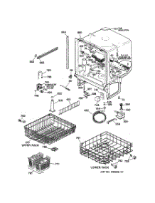 02 - Body Parts parts for Ge Dishwasher GSD4010Z05AA from AppliancePartsPros.com
