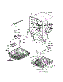 02 - Body Parts parts for Ge Dishwasher GSD3920C04BB from AppliancePartsPros.com
