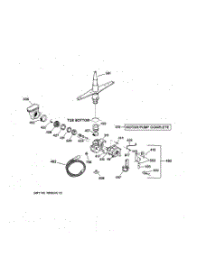 03 - Motor-Pump Mechanism parts for Ge Dishwasher GSD3320C04BB from AppliancePartsPros.com