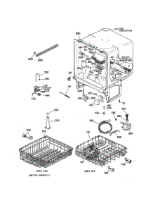02 - Body Parts parts for Ge Dishwasher GSD3820Z04BB from AppliancePartsPros.com