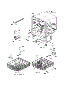 02 - Body Parts parts for Ge Dishwasher PSD3430Z02WW from AppliancePartsPros.com