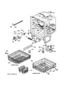 02 - Body Parts parts for Ge Dishwasher GSC1200T01AD from AppliancePartsPros.com