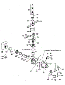 Motor-Pump Assembly parts for Ge Dishwasher GSD1000L01 from AppliancePartsPros.com