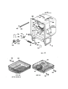 02 - Body Parts parts for Ge Dishwasher GSD900X-03BA from AppliancePartsPros.com
