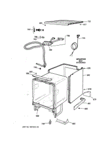 04 - Case & Hoses parts for Ge Dishwasher GSC800T01AD from AppliancePartsPros.com