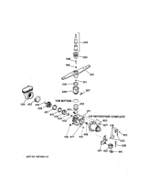03 - Motor-Pump Mechanism parts for Ge Dishwasher GSC720Y02AD from AppliancePartsPros.com