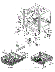 Tub Assembly parts for Ge Dishwasher GSD1200L05 from AppliancePartsPros.com