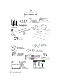 04 - Accessories parts for Ge Dishwasher ZBD4600X from AppliancePartsPros.com
