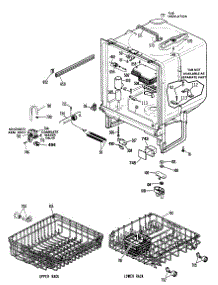 02 - Section2 parts for Ge Dishwasher GSD700T-55BA from AppliancePartsPros.com