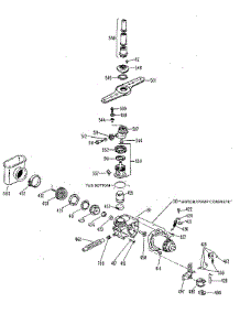 Motor And Pump Assembly parts for Ge Dishwasher GSD1000M20 from AppliancePartsPros.com