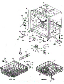 Tub Assembly parts for Ge Dishwasher 3000W10 from AppliancePartsPros.com