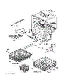 02 - Body Parts parts for Ge Dishwasher GSC1200X01 from AppliancePartsPros.com