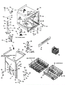 Tub Assembly parts for Ge Dishwasher GSC410M-01 from AppliancePartsPros.com