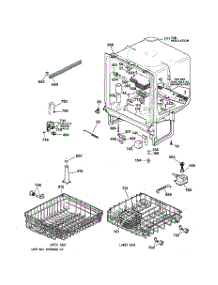 02 - Body Parts parts for Ge Dishwasher GSD3410Z01AA from AppliancePartsPros.com