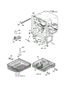 02 - Body Parts parts for Ge Dishwasher GSD3630Z01WW from AppliancePartsPros.com