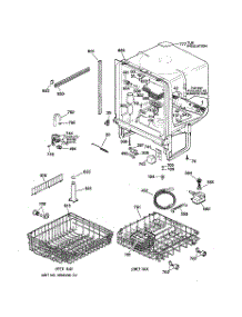 02 - Body Parts parts for Ge Dishwasher GSD4010Z00AA from AppliancePartsPros.com