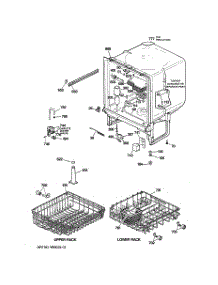 02 - Body Parts parts for Ge Dishwasher GSD3210Z01AA from AppliancePartsPros.com