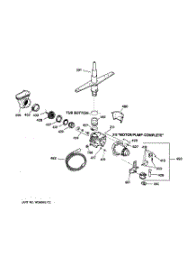 03 - Motor-Pump Mechanism parts for Ge Dishwasher GSD3210Z01AA from AppliancePartsPros.com
