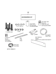 04 - Accessories parts for Ge Dishwasher ZBD4900YSS from AppliancePartsPros.com