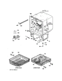 02 - Body Parts parts for Ge Dishwasher GSD2220Z01BB from AppliancePartsPros.com