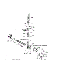 03 - Motor-Pump Mechanism parts for Ge Dishwasher GSC1200X06 from AppliancePartsPros.com