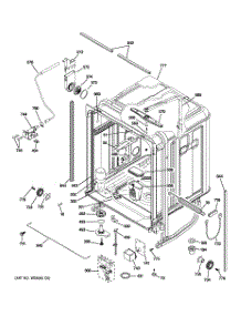 02 - Body Parts parts for Ge Dishwasher PDWT200V00WW from AppliancePartsPros.com