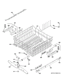 03 - Upper Rack Assembly parts for Ge Dishwasher CDWT980R30SS from AppliancePartsPros.com