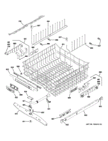 03 - Upper Rack Assembly parts for Ge Dishwasher PDWT585T30SS from AppliancePartsPros.com