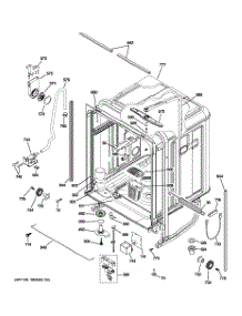 02 - Body Parts parts for Ge Dishwasher GDWF160R30SS from AppliancePartsPros.com