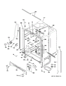 02 - Body Parts parts for Ge Dishwasher GLD6906R30BB from AppliancePartsPros.com