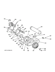 03 - Motor-Pump Mechanism parts for Ge Dishwasher ADW1100N30WW from AppliancePartsPros.com