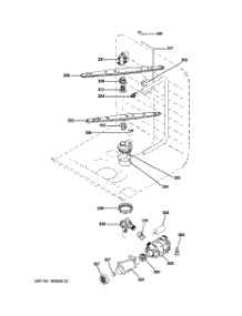04 - Wash System parts for Ge Dishwasher ZBD9900R00II from AppliancePartsPros.com