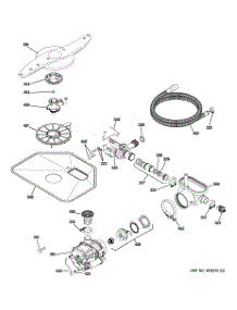 05 - Motor-Pump Mechanism parts for Ge Dishwasher PDW7880R10SS from AppliancePartsPros.com