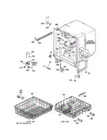 02 - Body Parts parts for Ge Dishwasher GSC3500R20WW from AppliancePartsPros.com