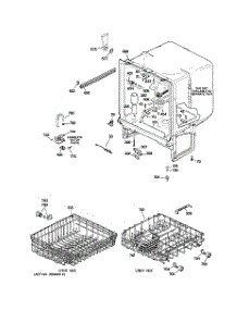02 - Body Parts parts for Ge Dishwasher GSC3500N15BB from AppliancePartsPros.com