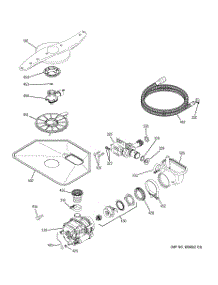 05 - Motor-Pump Mechanism parts for Ge Dishwasher GLD4209L25WW from AppliancePartsPros.com