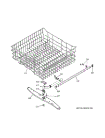 03 - Upper Rack Assembly parts for Ge Dishwasher GLD4500R00WW from AppliancePartsPros.com