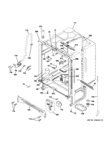 02 - Body Parts parts for Ge Dishwasher GLD6908R10BB from AppliancePartsPros.com
