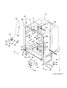 02 - Body Parts parts for Ge Dishwasher GLD4500R00BB from AppliancePartsPros.com