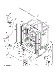 02 - Body Parts parts for Ge Dishwasher GHDF300R10BB from AppliancePartsPros.com