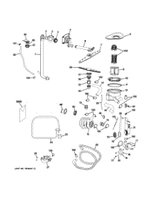 04 - Motor-Pump Mechanism parts for Ge Dishwasher GLDA690M02WW from AppliancePartsPros.com