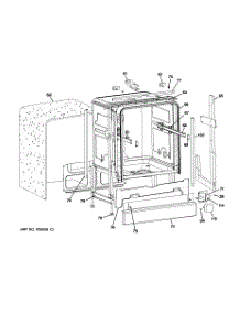 02 - Body Parts parts for Ge Dishwasher GHDA690P03WW from AppliancePartsPros.com